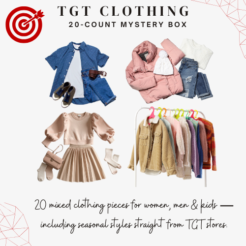 TGT Clothing Mystery Box — 20-Count